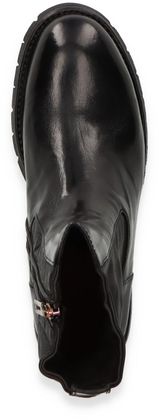 Lemargo Damen-Stiefeletten aus Leder 105001000054 (Schwarz)