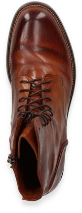 Lemargo Herren-Schnürboots aus Leder 212221000025 (Mittelbraun)