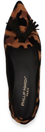 Phillip Hardy Damen-Ballerinas 103282000001 (Braun/Bunt)