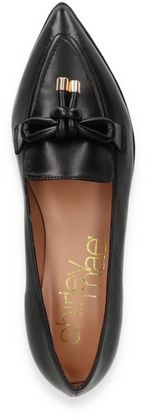 Shirley Mae Damen-Slipper aus Leder 103001000034 (Schwarz)