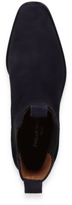 Phillip Hardy Damen-Chelsea Boots aus Leder 105102000009 (Dunkelblau)