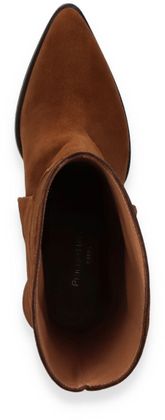 Phillip Hardy Damen-Western Boots aus Leder 107222000019 (Mittelbraun)