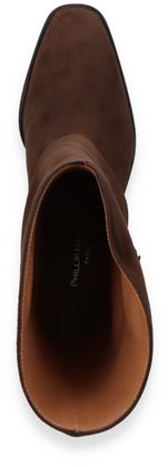 Phillip Hardy Damen-Boots aus Leder 106202000114 (Dunkelbraun)