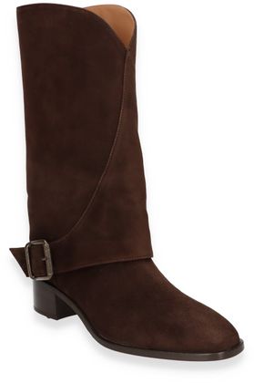 Phillip Hardy Damen-Boots aus Leder 106202000114 (Dunkelbraun)