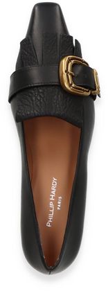 Phillip Hardy Damen-Pumps aus Leder 121001000015 (Schwarz)