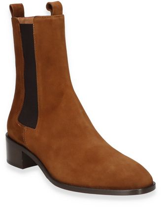 Phillip Hardy Damen-Chelsea Boots aus Leder 105222000005 (Mittelbraun)