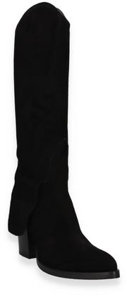 Phillip Hardy Damen-Western Boots aus Leder 107002000019 (Schwarz)