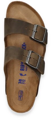 Birkenstock ARIZONA Damen-Pantoletten 591691000000 (Mittelbraun)