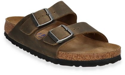 Birkenstock ARIZONA Damen-Pantoletten 591691000000 (Mittelbraun)
