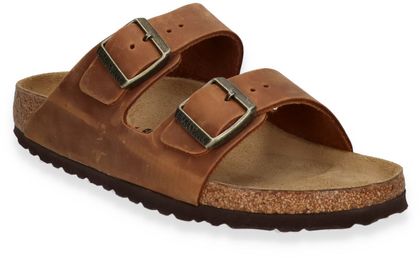 Birkenstock ARIZONA Damen-Pantoletten 591221000000 (Cognac)