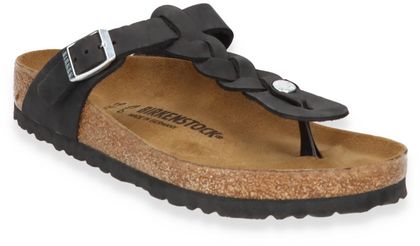 Birkenstock GIZEH BRAIDED Damen-Zehentrenner 591001995952 (Schwarz)