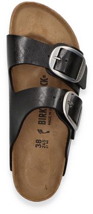 Birkenstock ARIZONA BIG BUCKLE Damen-Pantoletten 591001000002 (Schwarz)