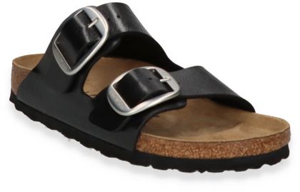 Birkenstock ARIZONA BIG BUCKLE Damen-Pantoletten 591001000002 (Schwarz)