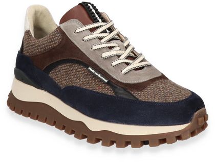 Floris van Bommel Herren-Sneaker 244182000016 (Blau/Bunt)
