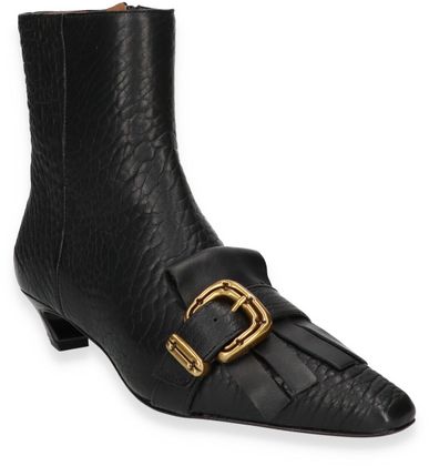 Phillip Hardy Damen-Stiefeletten aus Leder 106001000089 (Schwarz)