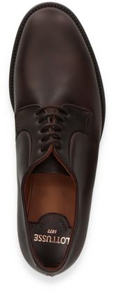 Lottusse Herren-Schürschuhe aus Leder 240221000029 (Mittelbraun)