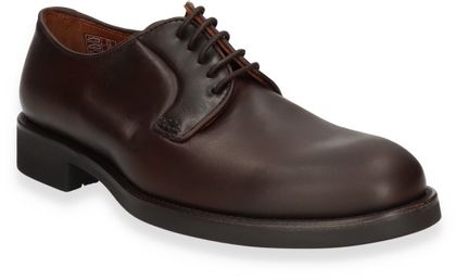 Lottusse Herren-Schürschuhe aus Leder 240221000029 (Mittelbraun)