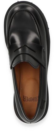 Camper MILAH Damen-Slipper aus Leder 100001000071 (Schwarz)