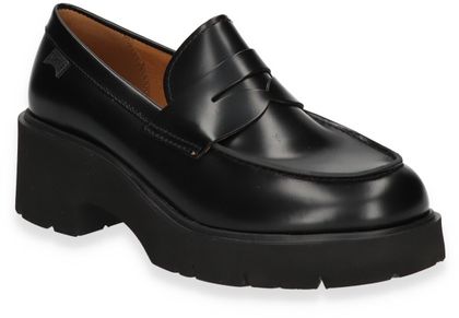 Camper MILAH Damen-Slipper aus Leder 100001000071 (Schwarz)