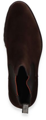 Floris van Bommel Herren-Chelsea Boots aus Leder 213202000023 (Dunkelbraun)