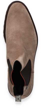 Floris van Bommel Herren-Chelsea Boots aus Leder 213302000005 (Taupe)