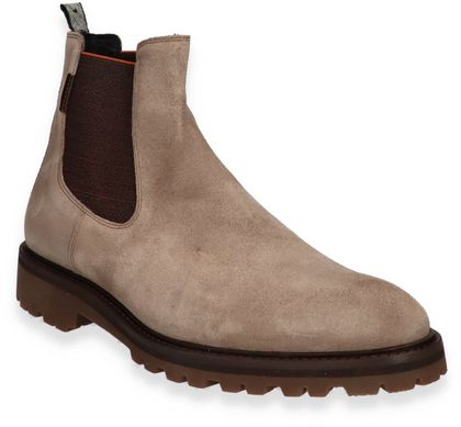 Floris van Bommel Herren-Chelsea Boots aus Leder 213302000005 (Taupe)