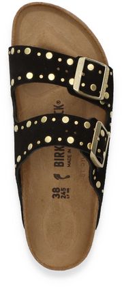 Birkenstock ARIZONA Damen-Pantoletten 591002000004 (Schwarz)