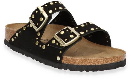 Birkenstock ARIZONA Damen-Pantoletten 591002000004 (Schwarz)