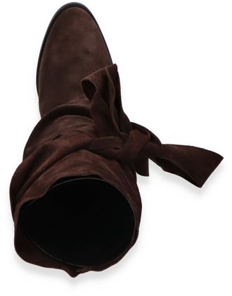 Donna Carolina ZERO5 SASH Damen-Stiefeletten aus Leder 106202000015 (Dunkelbraun)