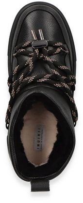 INUIKII Damen-Boots mit Warmfutter 192001000370 (Schwarz)