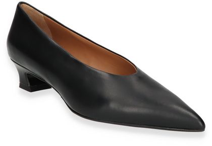 Phillip Hardy Damen-Pumps aus Leder 121001000016 (Schwarz)