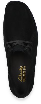 Clarks WALLABEE EVO Schnürschuhe für Damen 101002000031 (Schwarz)
