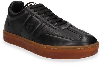 Melvin & Hamilton Herren-Sneaker aus Leder 244001000101 (Schwarz)