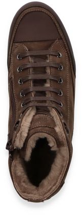 Candice Cooper Damen-Sneaker aus Leder 193202000028 (Dunkelbraun)