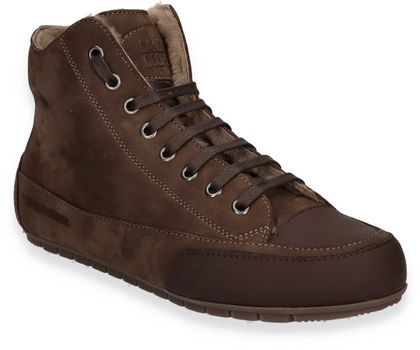 Candice Cooper Damen-Sneaker aus Leder 193202000028 (Dunkelbraun)