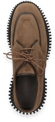 Arche HAVEER Damen-Schnürschuhe aus Leder 101222000118 (Hellbraun)