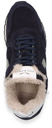 Voile Blanche JULIA FUR Damen-Sneaker 193102000002 (Dunkelblau)