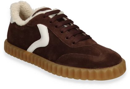 Voile Blanche INES FUR Damen-Sneaker 193202000009 (Dunkelbraun)
