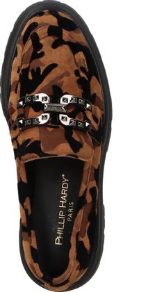 Phillip Hardy RAMONA Damen-Slipper aus Leder 100282000000 (Braun)