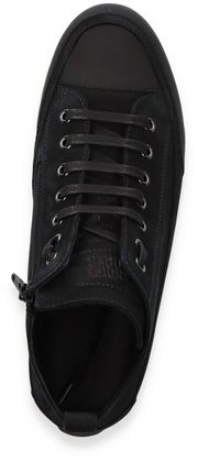 Candice Cooper Damen-Sneaker aus Leder 102102000021 (Schwarz)