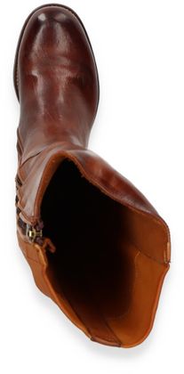 Lemargo Damen-Stiefel aus Leder 190221000004 (Mittelbraun)