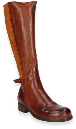 Lemargo Damen-Stiefel aus Leder 190221000004 (Mittelbraun)