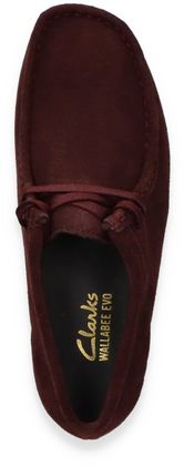 Clarks WALLABEE EVO Schnürschuhe für Damen 101292000003 (Bordeaux)