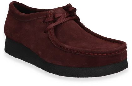 Clarks WALLABEE EVO Schnürschuhe für Damen 101292000003 (Bordeaux)