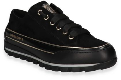 Candice Cooper Damen-Sneaker aus Leder 101002000041 (Schwarz)