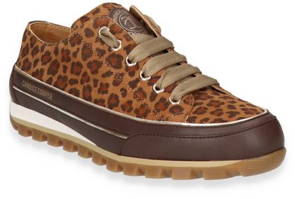 Candice Cooper Damen-Sneaker aus Leder 101282000008 (Braun/Bunt)