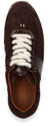 Donna Carolina LIGHT NAOMI Damen-Sneaker aus Leder 101202000016 (Dunkelbraun)