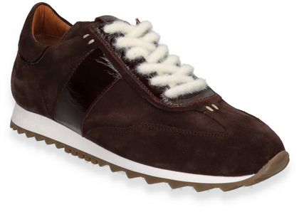 Donna Carolina LIGHT NAOMI Damen-Sneaker aus Leder 101202000016 (Dunkelbraun)