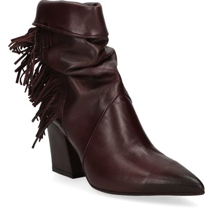 Phillip Hardy Damen-Western Boots aus Leder 107291000000 (Bordeaux)