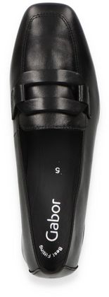 Gabor Damen-Slipper aus Leder 110001000022 (Schwarz)